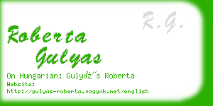 roberta gulyas business card